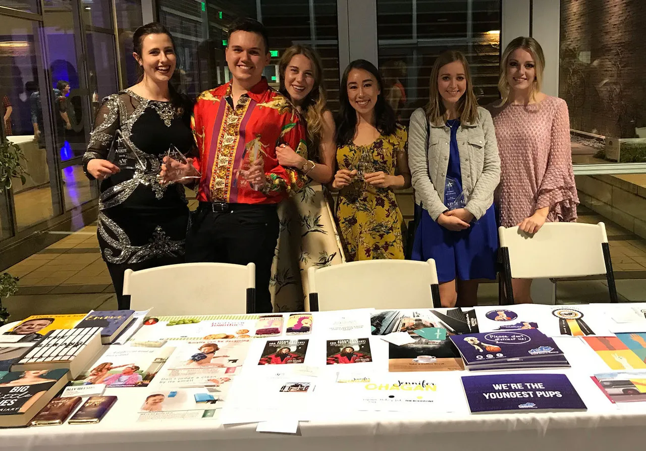 From left to right: Claire Monkman, Rob Fischer, Liz Moore, Emi Deck, Rachel Buettner, Chloe McMullen