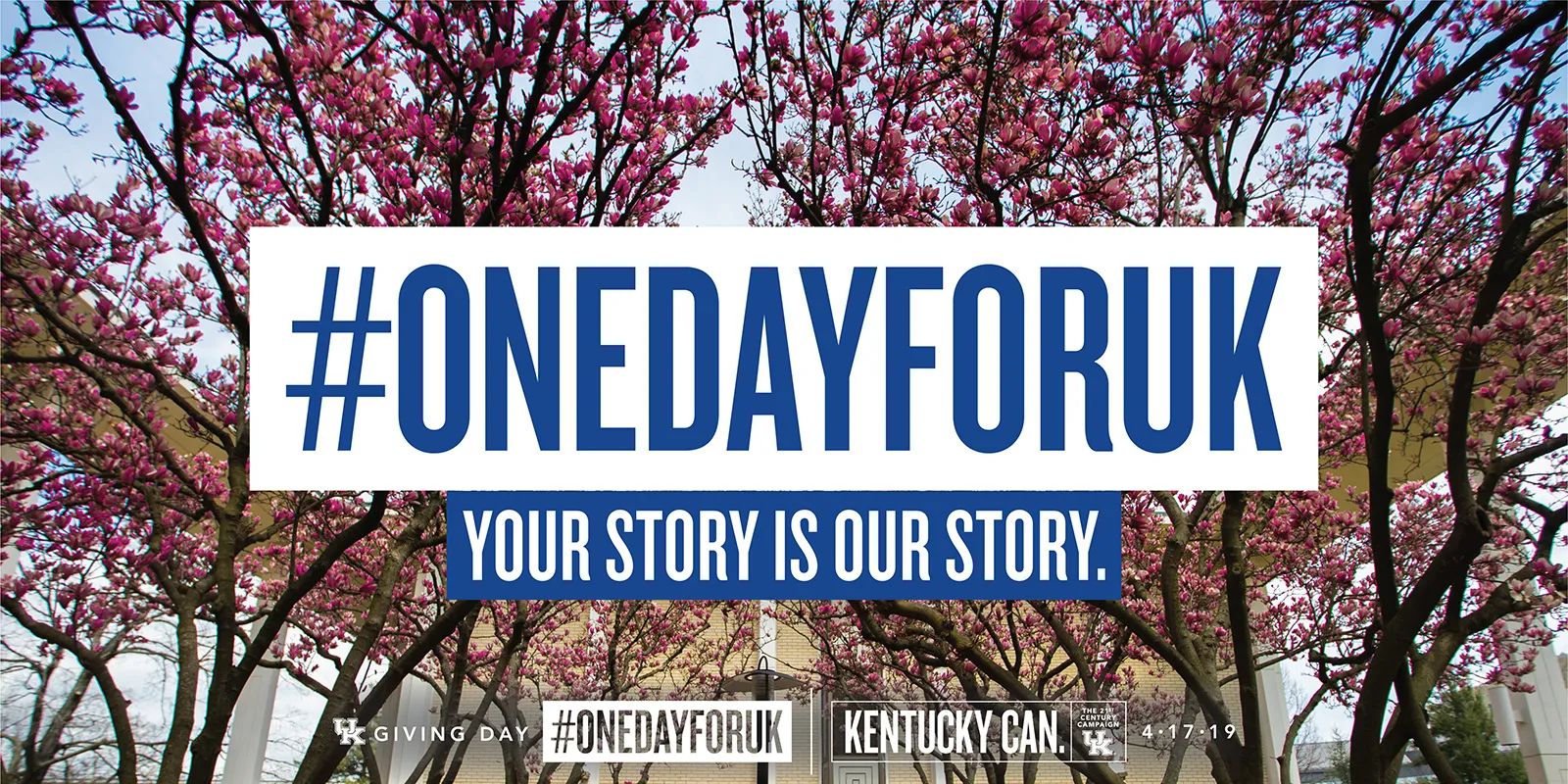 Kentucky Can: The 21st Century Campaign is a comprehensive campaign focused on increasing opportunities for student success, funding innovative research, improving health care, strengthening our alumni network, and supporting our athletic programs. For more information about Kentucky Can, visit kentuckycan.uky.edu.