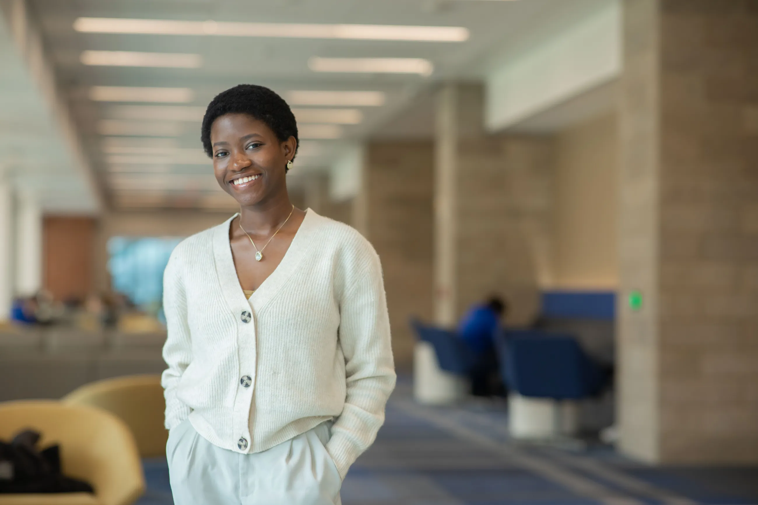 Lordina Mensah is UK’s first student to be accepted into the Patti Grace Smith Fellowship, a nationally competitive aerospace fellowship program. Photo by Eric Sanders | UK College of Engineering.