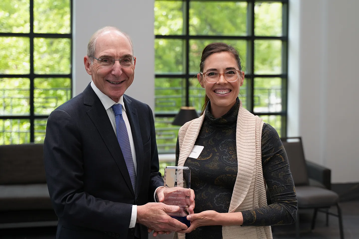 UK President Dr. Eli Capilouto and Dr. Allison Gordon