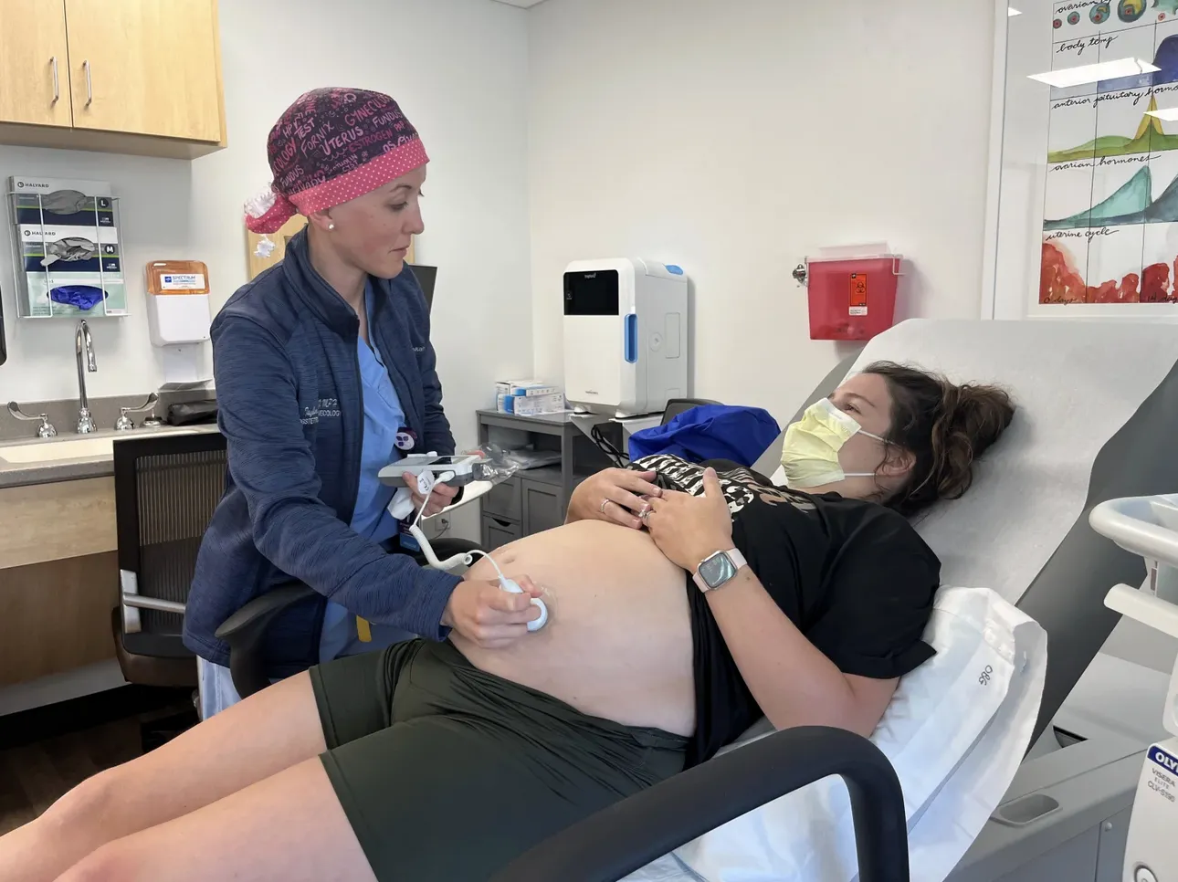 Addie Comegys travels 45 minutes for her prenatal visits. (Photo by Tony Leys, KFF Health News)