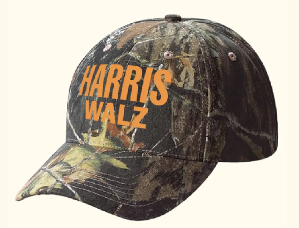 A Harris-Walz camo hat (Campaign photo)