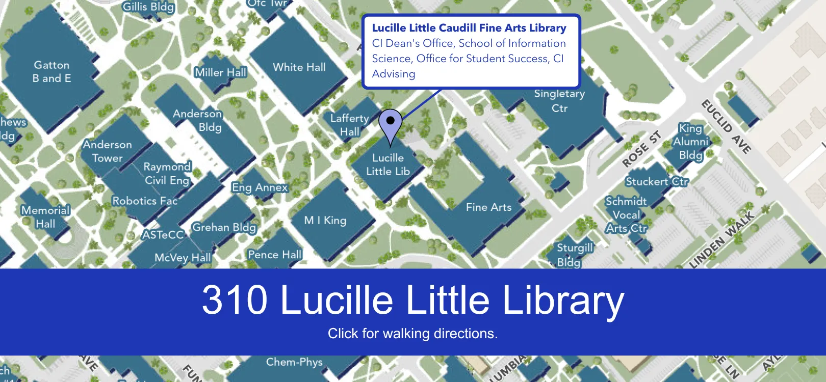 Lucille Little Advising Map