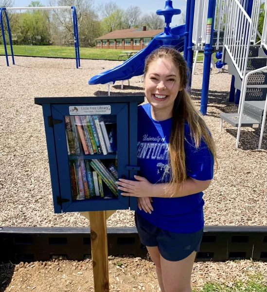 Carly Jessup, a May 2022 library science master’s graduate