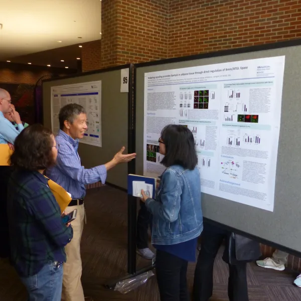 The 2019 Markey Research Day featured 138 poster presentations, with nearly 450 total attendees.