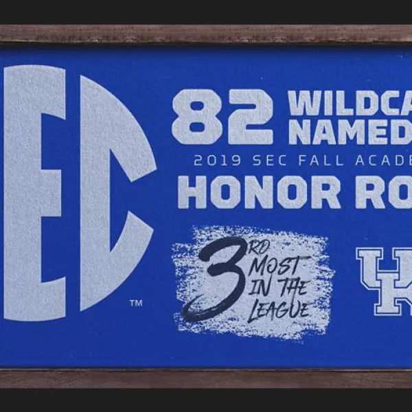 82 Wildcats Named to S019 SEC Fall Academic Honor Roll