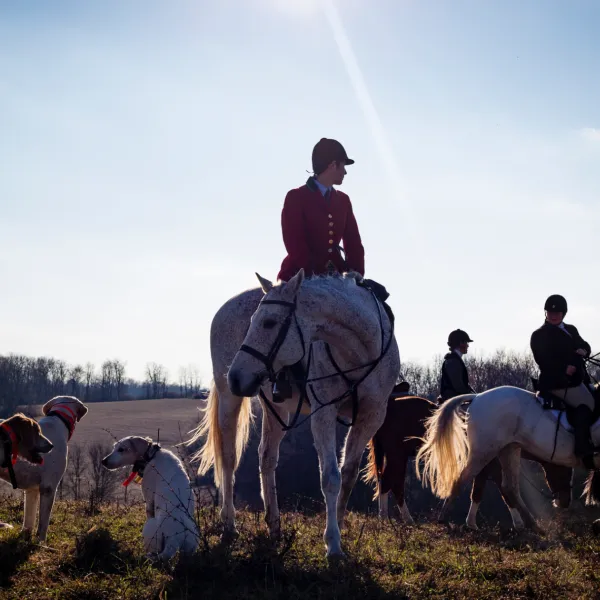 Hearst Awards portfolio submissions from UK students Michael Clubb and Arden Barnes included one from a story about a fox hunting club by Barnes.