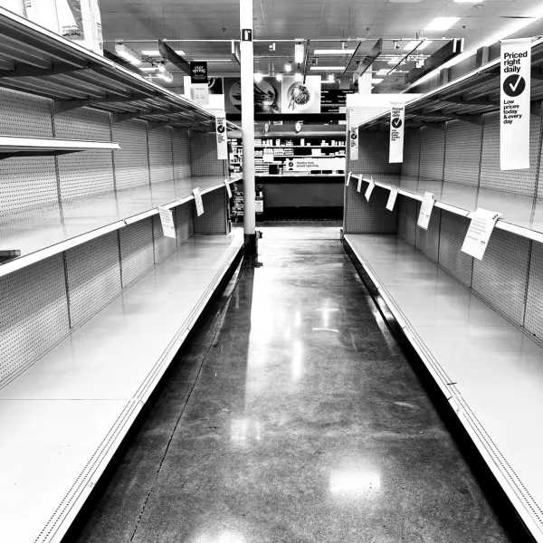 As the pandemic spread to Kentucky, the first few weeks many shoppers noticed several empty store shelves as people hoarded products like toilet paper.