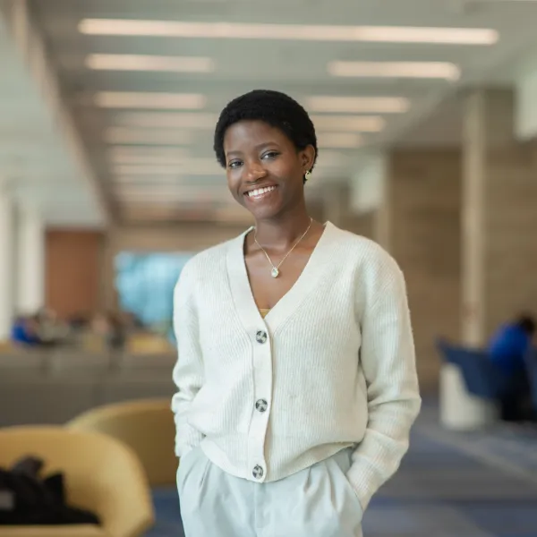 Lordina Mensah is UK’s first student to be accepted into the Patti Grace Smith Fellowship, a nationally competitive aerospace fellowship program. Photo by Eric Sanders | UK College of Engineering.