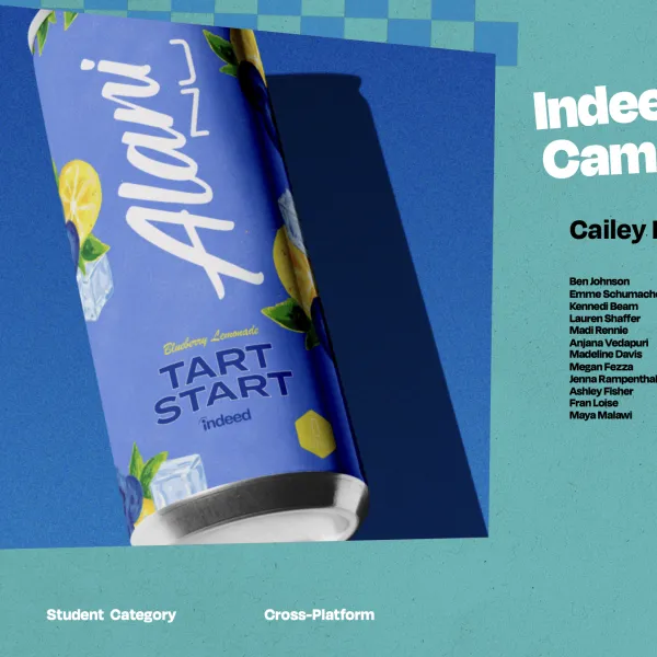 Created by 13 students on UK's 2023 National Student Advertising Competition team, this design won a Silver ADDY.